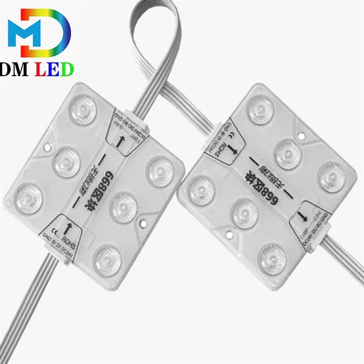 Kotak Lampu Warna Penuh Ip68 Film Lembut Modul Lampu Plafon Persegi RGB