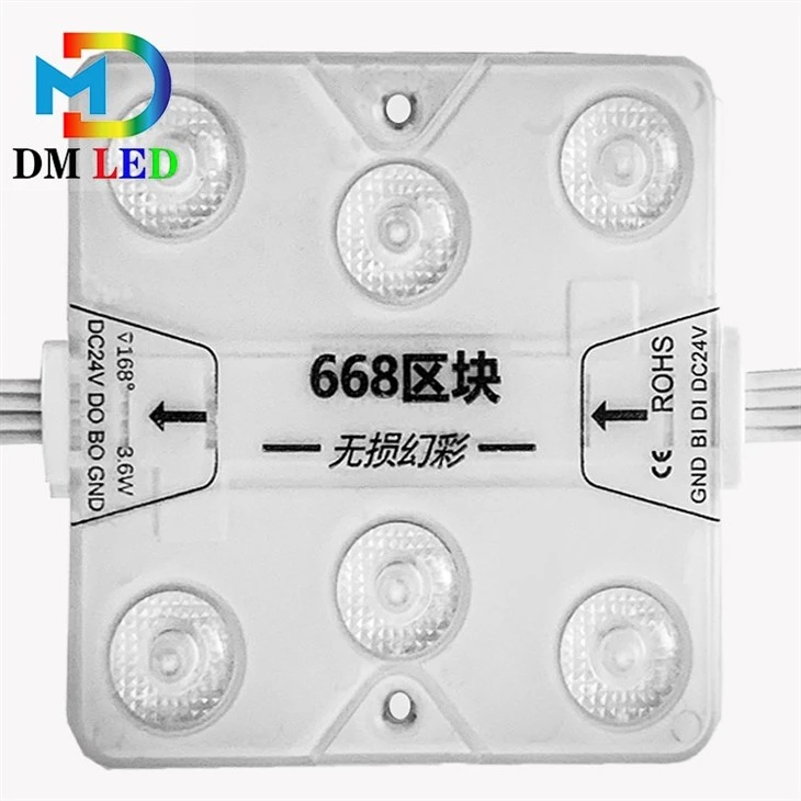 Ip68 Full Color Light Box Soft Film Ceiling Lighting Square RGB Led Module